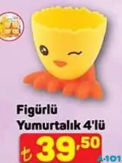 FİGÜRLÜ YUMURTALIK 4'LÜ